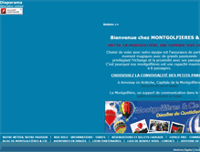 Tablet Screenshot of montgolfieres-cie.com